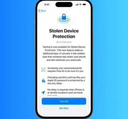 北泉镇苹果授权维修店分享被盗设备保护功能开启方法 