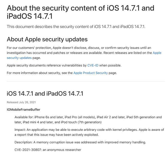 北泉镇苹果手机维修分享iOS 14.7.1 正式版更新内容及升级方法 