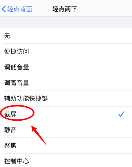 北泉镇苹果手机维修分享iPhone12如何启用双击截屏 